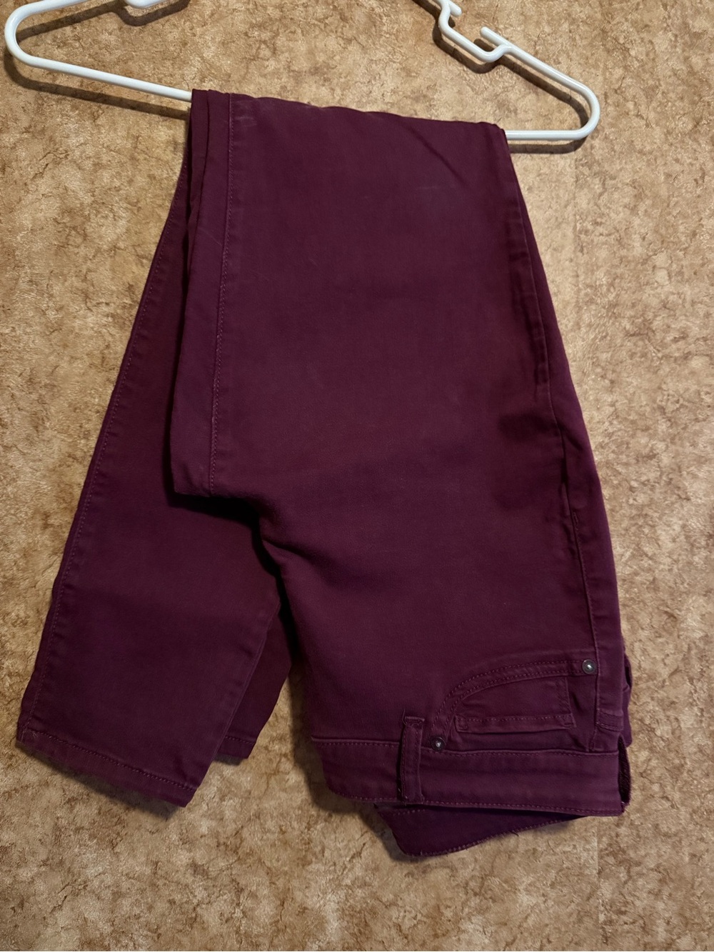 Maurices Women's Maroon Jeggings